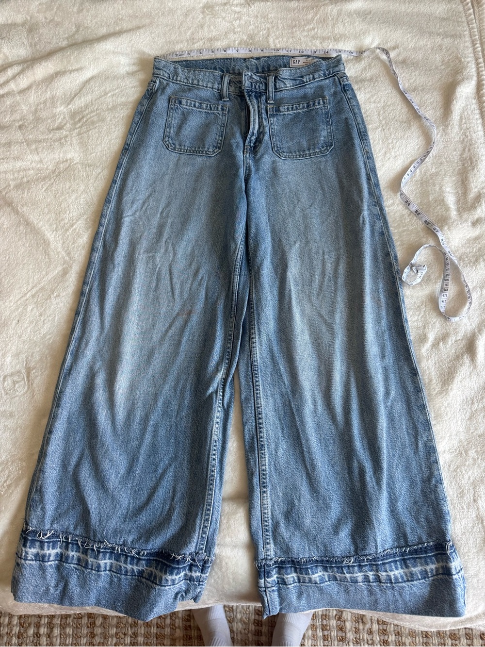 GAP Light Blue Wide Leg Denim Jeans